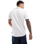 French Connection single tipped polo in white