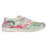 Фото #1 товара Roper Hang Loose Floral Slip On Womens Multi, Off White, Pink Flats Casual 09-