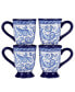 Veranda Set of 4 Mugs, 14 oz, Service For 4