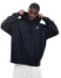 Фото #1 товара Nike Club french terry oversized hoodie in black