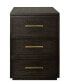 Фото #1 товара Fresh Perspectives 24" Wood Dovetail Joinery Mobile File Cabinet