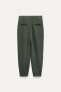 Zw collection carrot-fit trousers with darts
