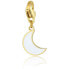 Фото #1 товара Gold-plated pendant in the shape of the month Happy SHA395