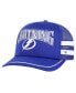 Фото #1 товара 47 Brand Men's Blue Tampa Bay Lightning Sideband Stripes Trucker Snapback Hat