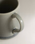 Glazed stoneware mug