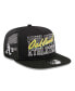 Men's Black Oakland Athletics Street Team A-Frame Trucker 9FIFTY Snapback Hat