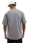 Фото #4 товара Hollister heavyweight boxy fit washed t-shirt in grey