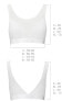 Sporttop mit transparentem Einsatz PS002 white - Passion S (42)