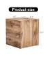 Фото #2 товара Стул деревянный Simplie Fun Elegant Wood Grain Coffee Table 15.7"X15.7"X17.7"