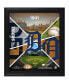 Фото #1 товара Detroit Tigers Framed 15" x 17" Team Impact Collage with a Piece of Game-Used Baseball - Limited Edition of 500