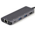 Фото #8 товара StarTech.com USB C Multiport Adapter - 10Gbps USB Type-C Mini Dock with 4K 30Hz HDMI - 100W Power Delivery Passthrough - 3-Port USB Hub - GbE - USB 3.1/3.2 Gen 2 Laptop Dock - 10" Cable - Wired - USB 3.2 Gen 2 (3.1 Gen 2) Type-C - 100 W - 100,1000 Mbit/s - Black - Gre