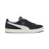 Фото #2 товара Puma Clyde Hairy Suede 39311502 Mens Black Suede Lifestyle Sneakers Shoes