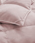 Lightweight White Goose Down Feather Fiber Comforter, California King