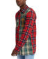 Men's Split Flannel Long Sleeves Shirt