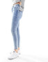 Фото #5 товара Cotton On high rise skinny jeans in surfers blue denim