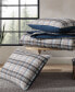 Фото #8 товара Rugged Plaid Micro Suede Reversible 3 Piece Duvet Cover Set, Full/Queen