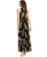 Фото #2 товара Petite Pleated Gold-Print Gown