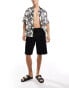 ONLY & SONS loose fit short in black Черный, L - W34 - фото #1