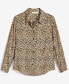 ფოტო #5 პროდუქტის Women's Printed Collared Shirt, Created for Macy's