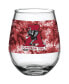 Фото #1 товара Alabama Crimson Tide 15 Oz Vintage-Like Tie-Dye Stemless Wine Glass