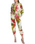 Фото #1 товара Farm Rio Spring Forest Linen-Blend Jumpsuit Women's