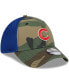 ფოტო #4 პროდუქტის Men's Camo Chicago Cubs Team Neo 39THIRTY Flex Hat