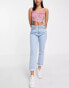 DTT Lou mom jeans in light blue wash