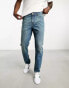 Фото #1 товара ASOS DESIGN – Schmal geschnittene Jeans in getöntem Blau