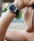 Women's Amelia Swiss GMT Black Leather Strap Watch 40mm