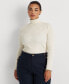 ფოტო #1 პროდუქტის Plus-Size Ribbed Turtleneck Sweater