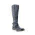 Фото #2 товара Roan by Bed Stu Gayla FR85814 Womens Gray Leather Zipper Knee High Boots 7