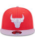 Фото #3 товара Men's Red, Lavender Chicago Bulls 2-Tone Color Pack 9FIFTY Snapback Hat