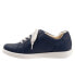 Фото #8 товара Trotters Adore T2117-400 Womens Blue Leather Lifestyle Sneakers Shoes