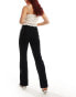 Urban Revivo wide leg plisse trousers in black