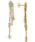 ფოტო #1 პროდუქტის Diamond Cluster Dangle Earrings (1-1/2 ct. t.w.) in 14k Gold