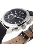 Фото #6 товара Мужские наручные часы с черным кожаным ремешком Maserati R8851112001 Traguardo Hybrid Smart 45mm 3ATM