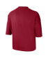 ფოტო #4 პროდუქტის Women's Crimson Oklahoma Sooners Crop Performance T-shirt