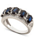 Sapphire (2-7/8 ct. t.w.) & Diamond (1/3 ct. t.w.) Ring in 14k Gold (Also in Emerald, Tanzanite and Ruby)