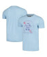 ფოტო #1 პროდუქტის Men's Blue Distressed Pabst Blue Ribbon Vintage-Like Fade T-shirt