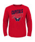 Фото #1 товара Футболка для малышей OuterStuff Washington Capitals Красная