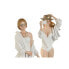 Фото #3 товара Декоративная фигура Home ESPRIT Белый Бежевый Женщина Средиземноморье 8 x 6,5 x 24,5 cm (2 штук)