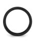 Black Titanium Black and Blue Carbon Fiber Inlay Band Ring
