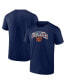 ფოტო #3 პროდუქტის Men's Navy Washington Commanders Team Banner Wave T-shirt