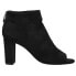 VANELi Barney Open Toe Booties Womens Black Dress Casual 307015