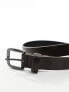 Фото #3 товара ASOS DESIGN skinny faux leather belt in washed dark brown