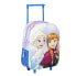 School Rucksack with Wheels Frozen Blue 25 x 31 x 10 cm