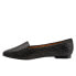 Фото #4 товара Trotters Harlowe T1707-010 Womens Black Leather Slip On Loafer Flats Shoes