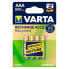 Фото #1 товара VARTA 1x4 Rechargeable Recycled 800mAh AAA Micro NiMH Batteries