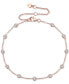 ფოტო #3 პროდუქტის Diamond Bezel Chain Bracelet (1/10 ct. t.w.) in Sterling Silver, 14k Gold-Plated Sterling Silver or 14k Rose Gold-Plated Sterling Silver