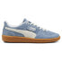 Фото #1 товара Puma Palermo Basketball Nostalgia Lace Up Mens Blue Sneakers Casual Shoes 39725